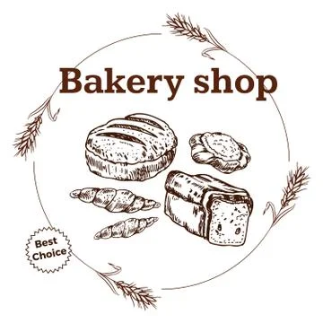 Bread logo Stock Illustration