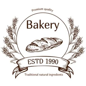 Bread logo Stock Illustration