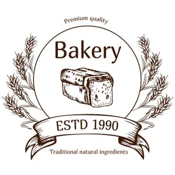 Bread logo Stock Illustration