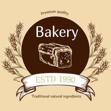 Bread logo Stock Illustration