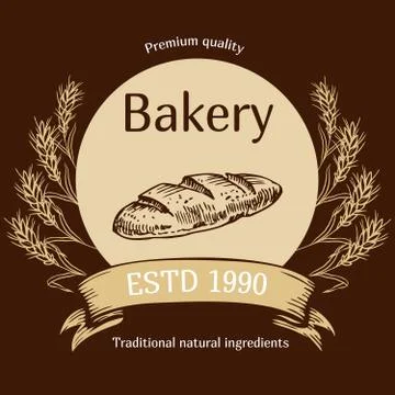 Bread logo Stock Illustration