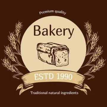 Bread logo Stock Illustration
