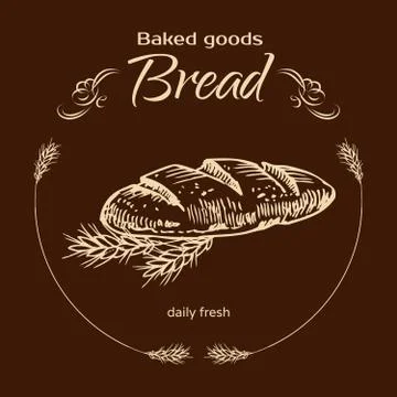 Bread logo Stock Illustration