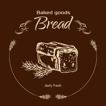 Bread logo Stock Illustration