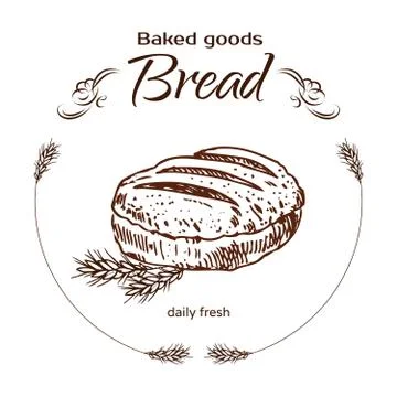 Bread logo Stock Illustration