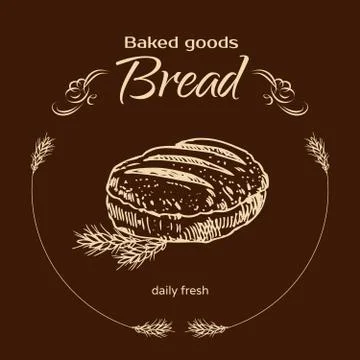 Bread logo Stock Illustration