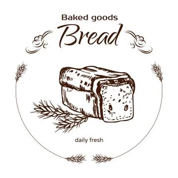 Bread logo Stock Illustration