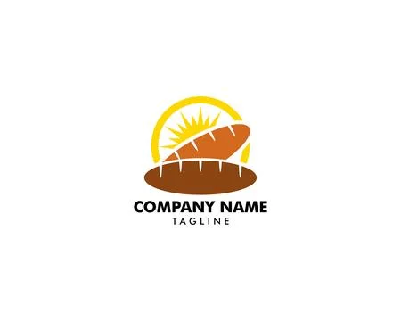 Bread Logo Template Vector Design Element イラスト素材