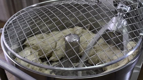 Bread Machine - Bakery Industry. Stock Footage 89496524
