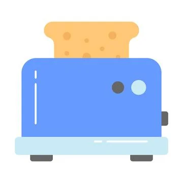 Bread with machine denoting vector of toaster, premium icon イラスト素材
