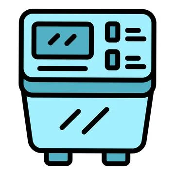 Bread machine device icon vector flat Stockillustratie