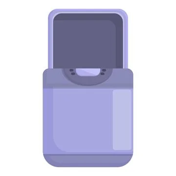 Bread machine equipment icon cartoon . Food household Stock Illustration