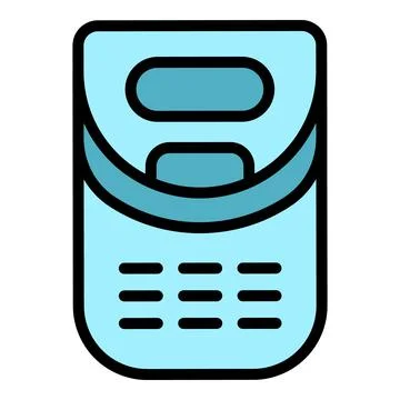 Bread machine icon vector flat Stock Illustration