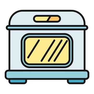 Bread maker appliance preparing breakfast food baking homemade イラスト素材