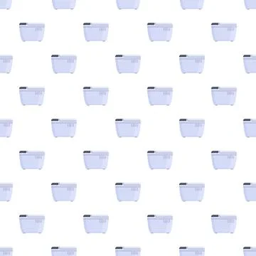 Bread maker appliances creating seamless pattern background イラスト素材
