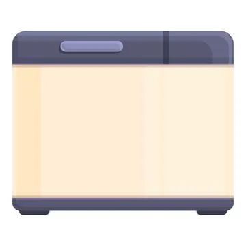 Bread maker icon cartoon . Kitchen food Stock Illustration
