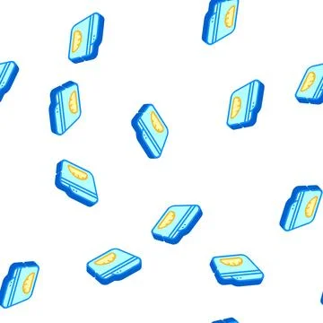 Bread maker isometric icon vector symbol illustration Stock Illustration