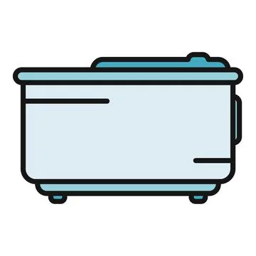 Bread maker machine for kitchen use and preparing food Illustrazione stock