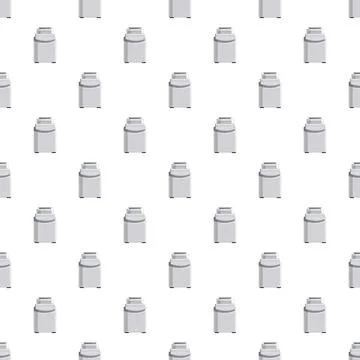Bread maker seamless pattern on white background イラスト素材
