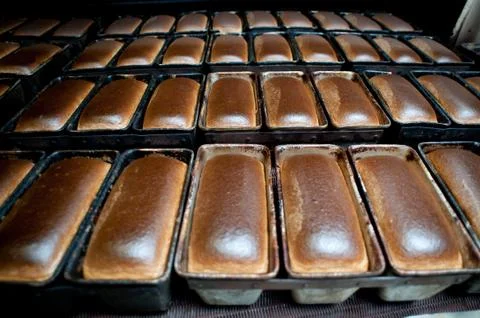 Bread making factory Stock Photos