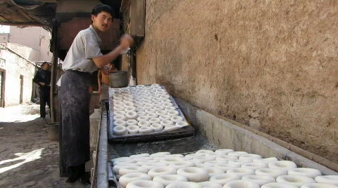 Bread making prep. 스톡 동영상 521876