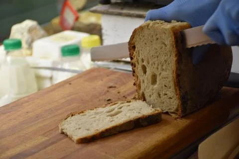 Bread at market. Stock Photos