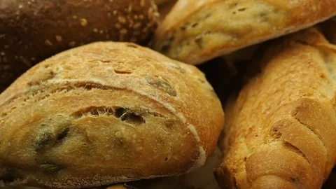 Bread Mix Closeup Stock Footage 71115577