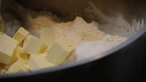 Bread mixer in operation, sourdough, bakery, bakery Stock Footage 237096464