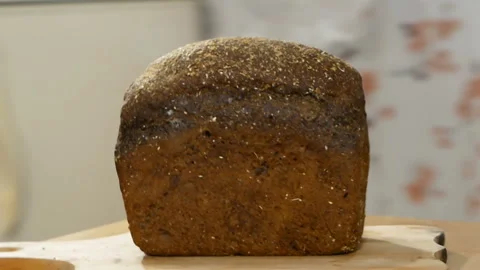 Bread moving around in the kitchen, parallax effect Stock Footage 161568763