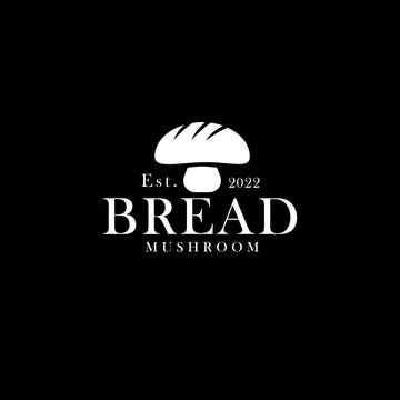 Bread Mushroom Logo Stock Illustration