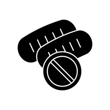 Bread no diet icon. Simple diet icons for ui and ux, website or mobile Stock Illustration