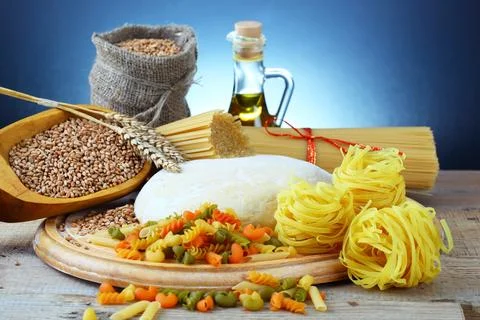 Bread on old background Stock Photos