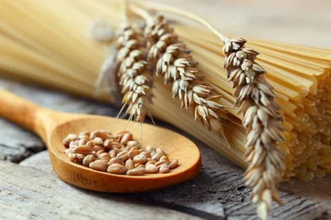 Bread on old background Stock Photos
