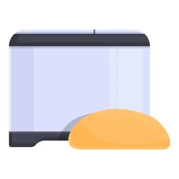 Bread oven icon cartoon . Machine maker Stockillustratie
