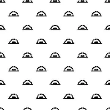 Bread oven pattern seamless Stock Illustration