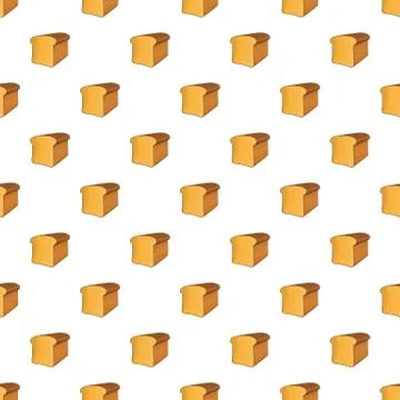 Bread pattern, cartoon style 스톡 일러스트