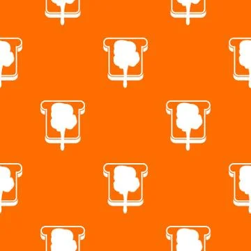 Bread pattern seamless 스톡 일러스트