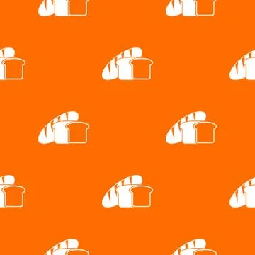Bread pattern seamless Illustrazione stock