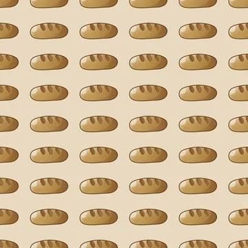 Bread pattern Seamless pattern with bread. Copyright: xZoonar.com/Robertox... Foto stock