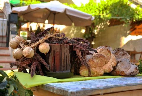Bread peppers Stock Photos
