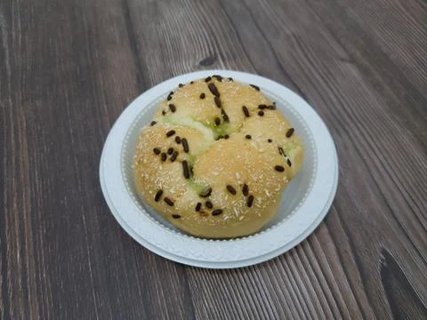 Bread pineapple and chocolate Stock Photos