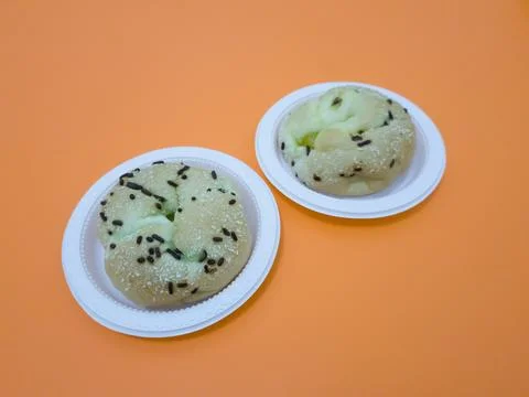 Bread pineapple and chocolate Stock Photos