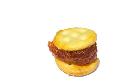 Bread, pineapple filling Stock Photos