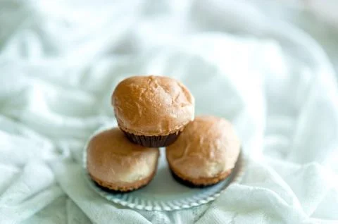 Bread is placed on the table in the morning of every day, ready to eat concep Фото