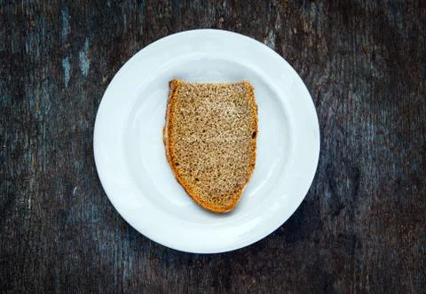 Bread in the Plate Foto stock