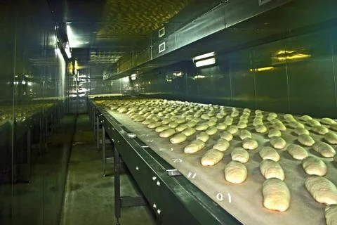 Bread production 1 Stock Photos