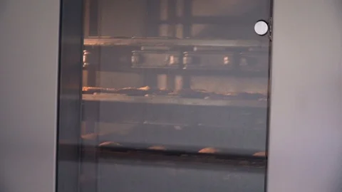 Bread production at the bakery, fresh baked bread 스톡 동영상 104100437