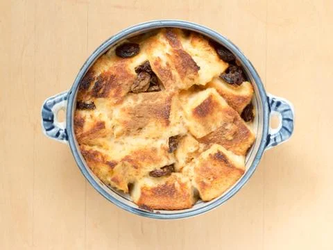 Bread pudding Stock Photos
