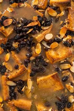 Bread pudding Stock Photos