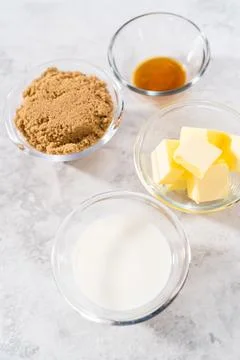 Bread pudding Stock Photos